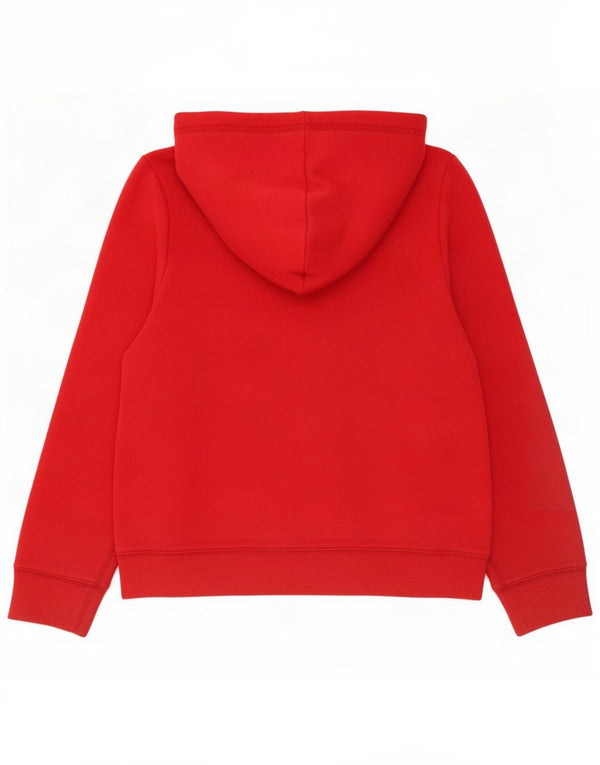 Abercrombie & Fitch Boys Graphic Hoodie Jumper 13-14 Years Red Cotton