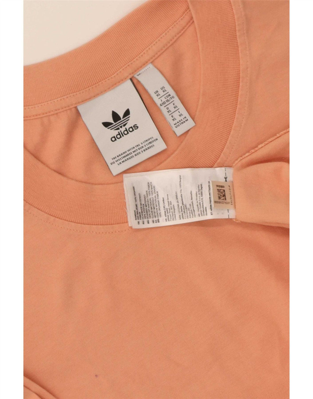 Adidas Mens T-Shirt Top XL Pink Cotton