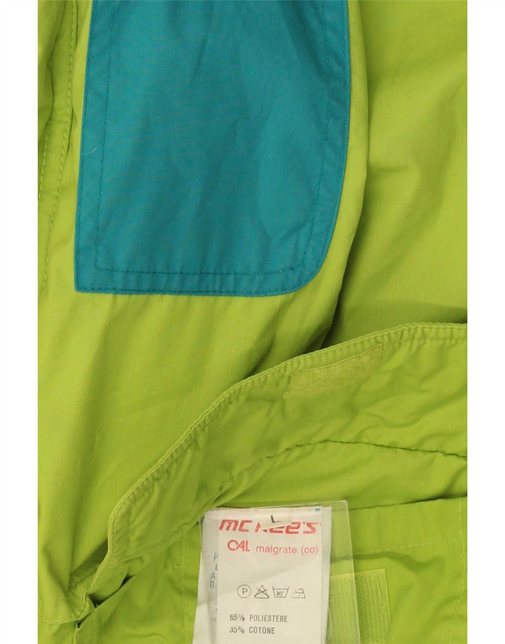 MC Kee's Mens Ski Jacket UK 40 Large Green Colourblock Polyester
