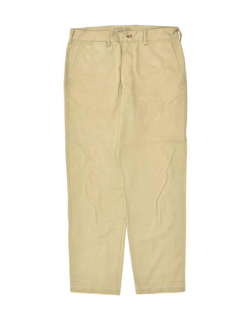 RIFLE Mens Tapered Chino Trousers W36 L31  Beige Cotton | Vintage Rifle | Thrift | Second-Hand Rifle | Used Clothing | Messina Hembry 