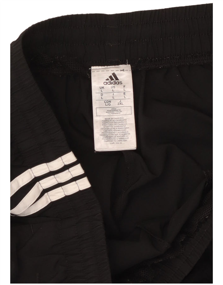 ADIDAS Mens Sport Shorts La Black Polyester