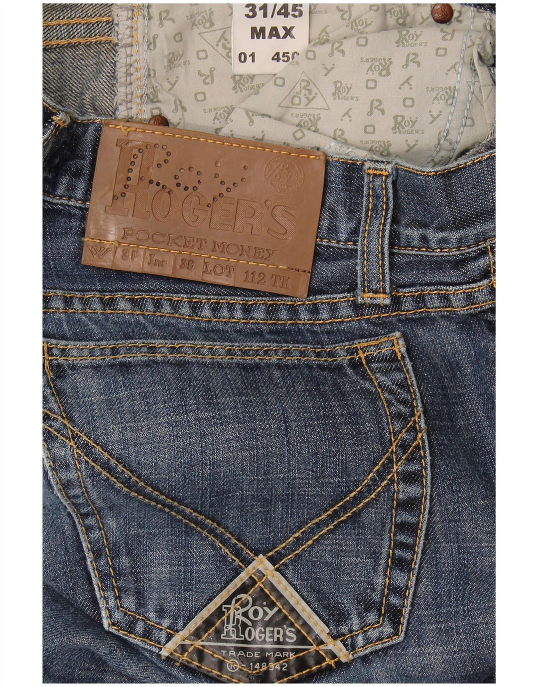 Roy Rogers Womens Slim Jeans W31 L31 Blue Cotton