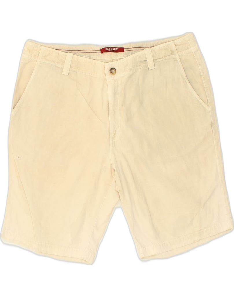 CARRERA Mens Chino Shorts W38 XL Beige Cotton | Vintage Carrera | Thrift | Second-Hand Carrera | Used Clothing | Messina Hembry 