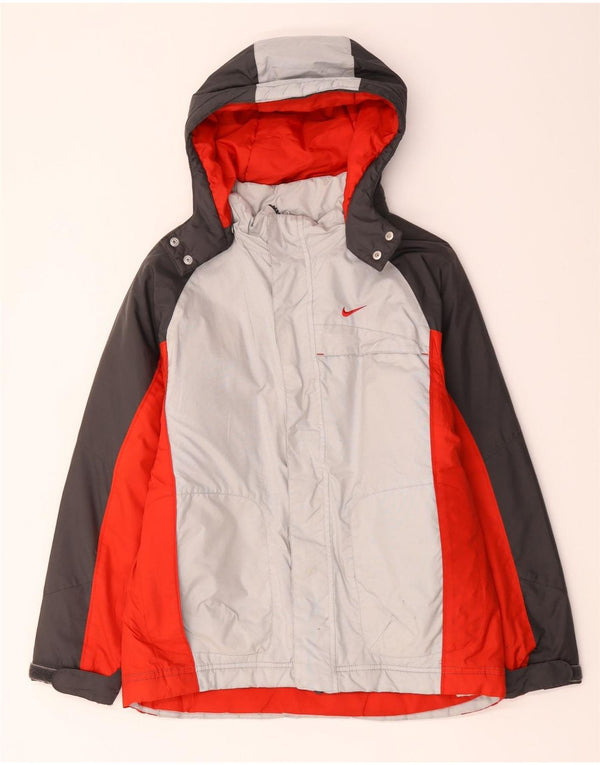 Nike Boys Graphic Windbreaker Jacket 12-13 Years Large Multicoloured
