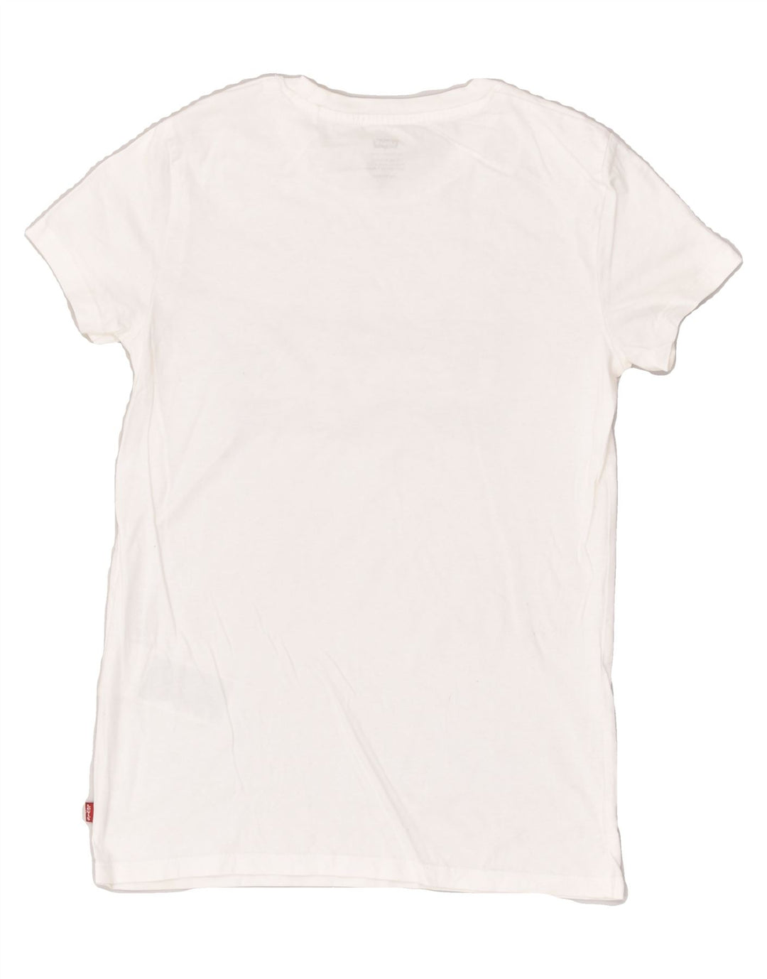 LEVI'S Womens Graphic T-Shirt Top UK 4 XS White Cotton | Vintage Levi's | Thrift | Second-Hand Levi's | Used Clothing | Messina Hembry 