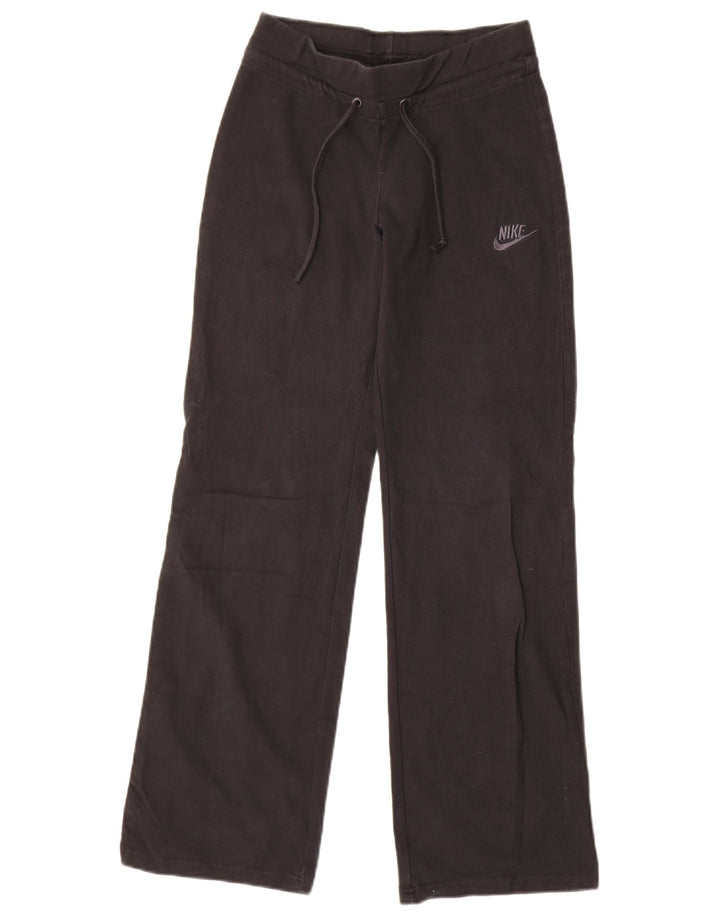 Nike Womens Tracksuit Trousers UK 8/10 Small Black Cotton