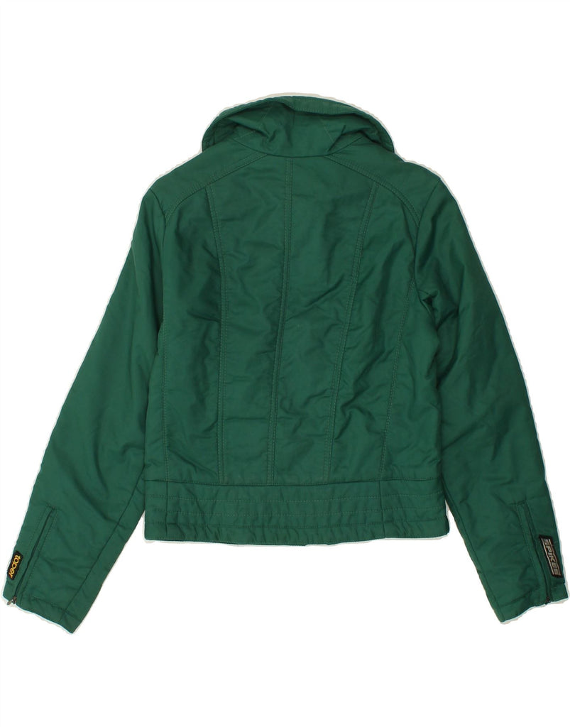 VINTAGE Womens Bomber Jacket EU 38 Medium Green Vintage Vintage and Second-Hand Vintage from Messina Hembry 