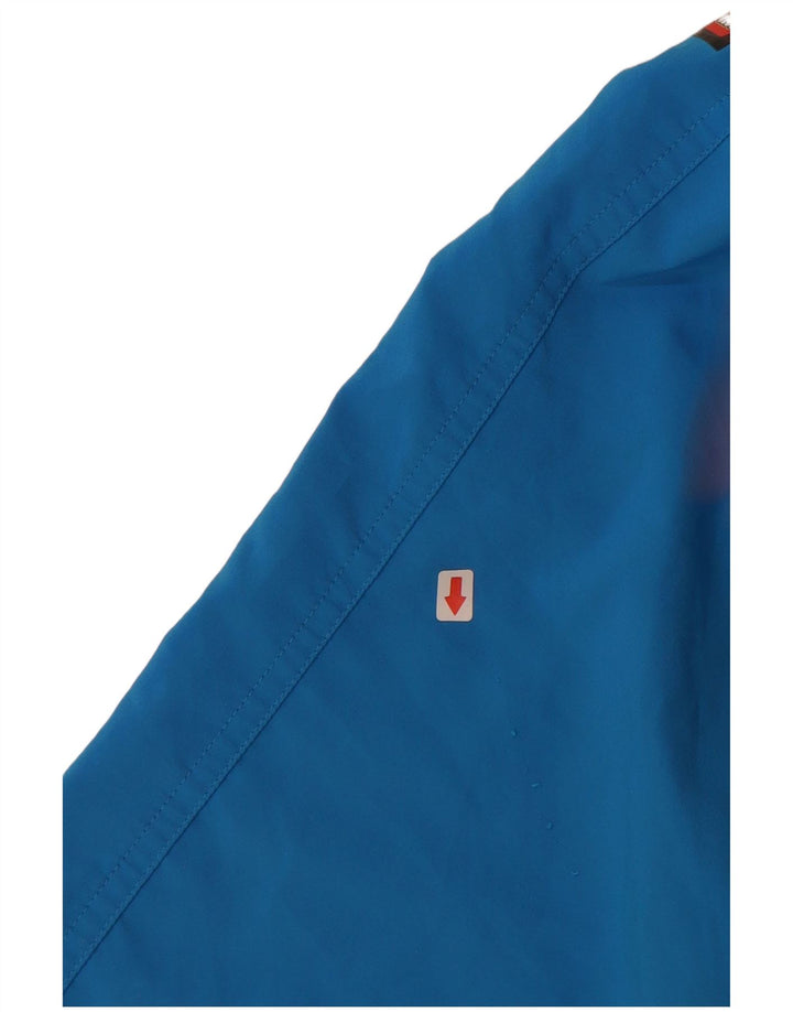Adidas Boys Graphic Swimming Shorts 15-16 Years Blue Polyester