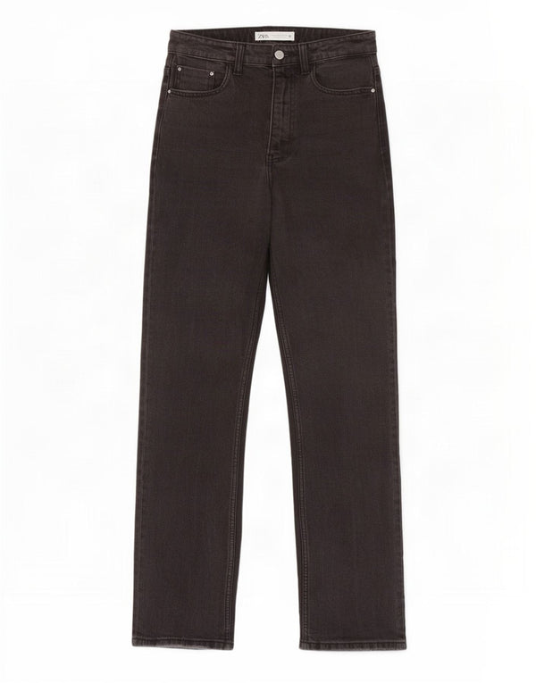 Zara Womens High Waist Jeans EU 38 Small W28 L27 Grey