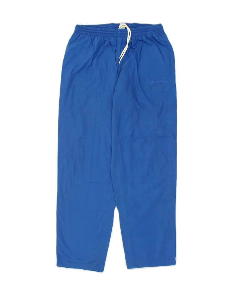 LOTTO Mens Tracksuit Trousers Large Blue Polyester | Vintage Lotto | Thrift | Second-Hand Lotto | Used Clothing | Messina Hembry 