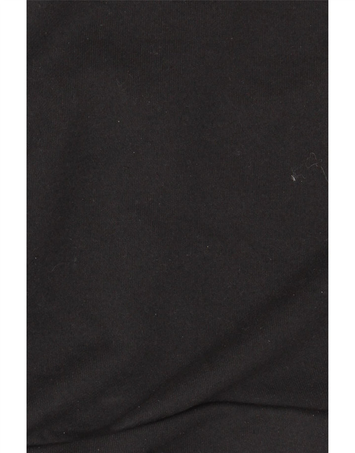 Nike Mens Dri Fit Graphic Zip Hoodie Sweater Small Black Polyester