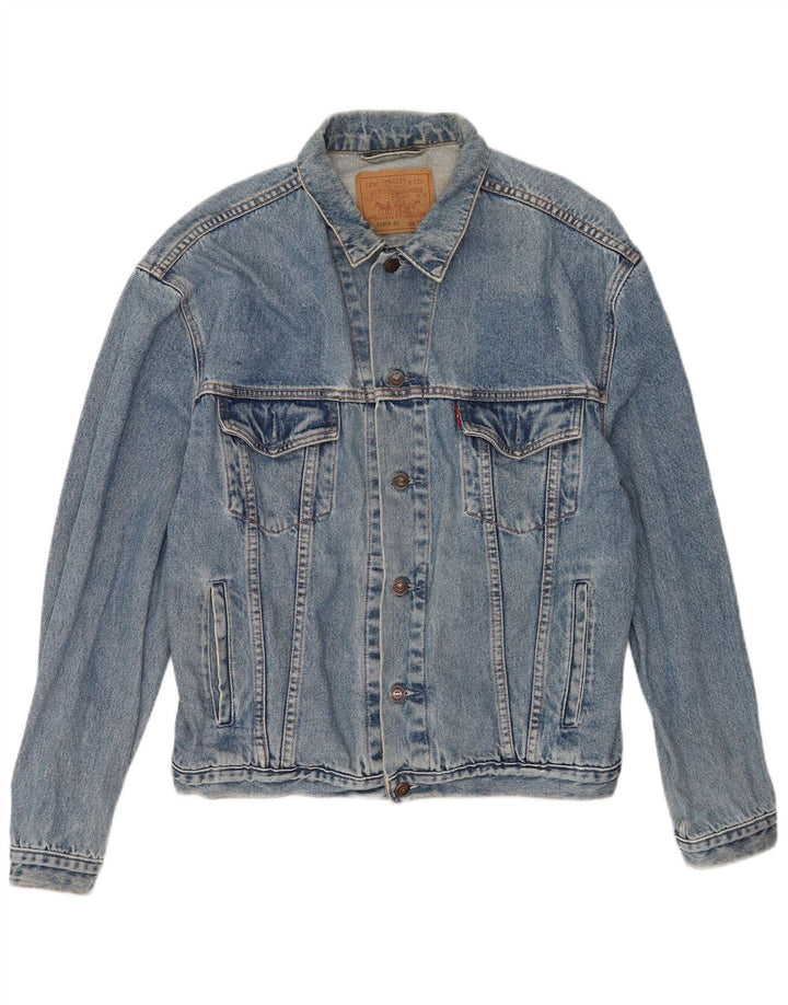 Levi's Mens 70503 Denim Jacket UK 42 XL Blue Cotton