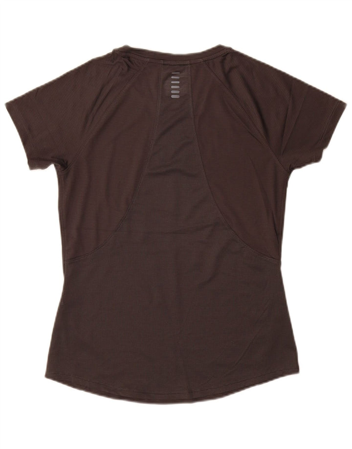 UNDER ARMOUR Womens Graphic T-Shirt Top UK 6 XS Grey