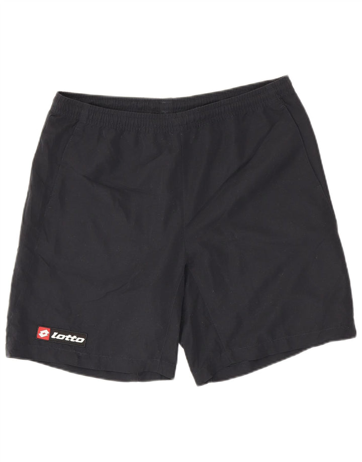 LOTTO Mens Sport Shorts Large  Black