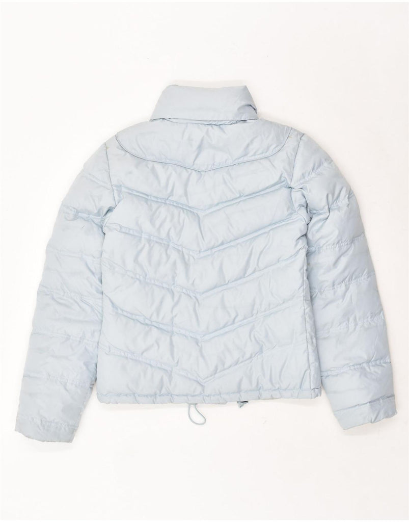 CALVIN KLEIN Womens Padded Jacket UK 10 Small Blue Polyester | Vintage Calvin Klein | Thrift | Second-Hand Calvin Klein | Used Clothing | Messina Hembry 