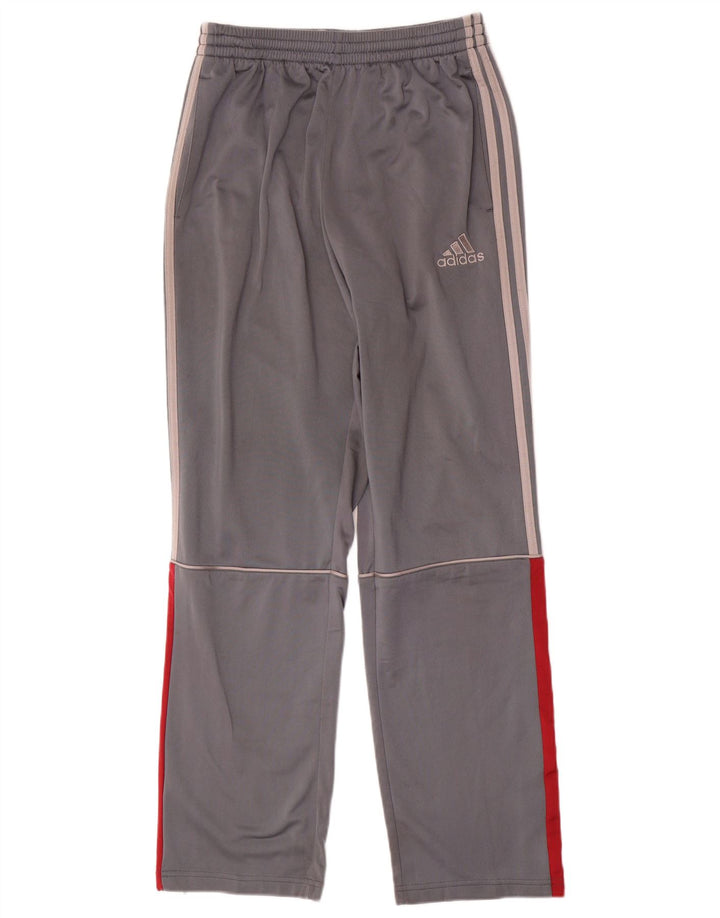 ADIDAS Mens Tracksuit Trousers UK 36/38 Small  Grey Colourblock Polyester