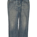 Levi's Womens 570 Distressed Straight Jeans W32 L28 Blue Cotton