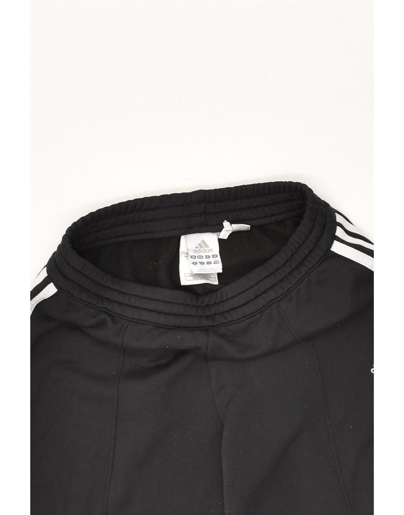 ADIDAS Womens Climalite Tracksuit Trousers UK 12 Medium Black Polyester Vintage Adidas and Second-Hand Adidas from Messina Hembry 