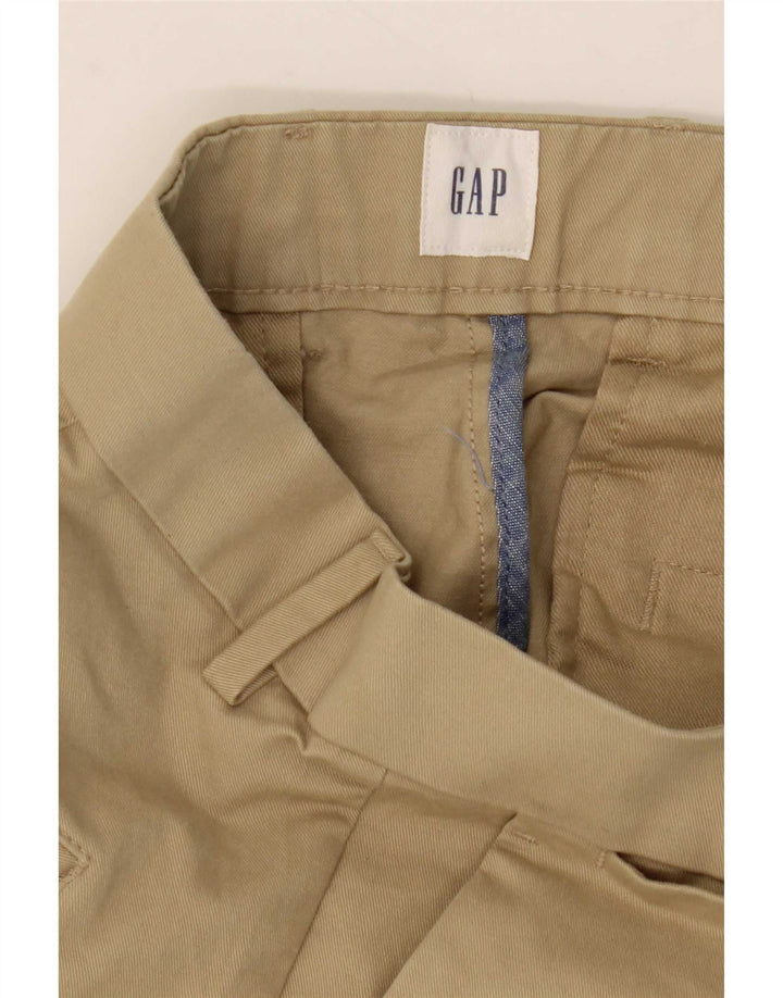Gap Mens Slim Chino Trousers W32 L34 Beige Cotton