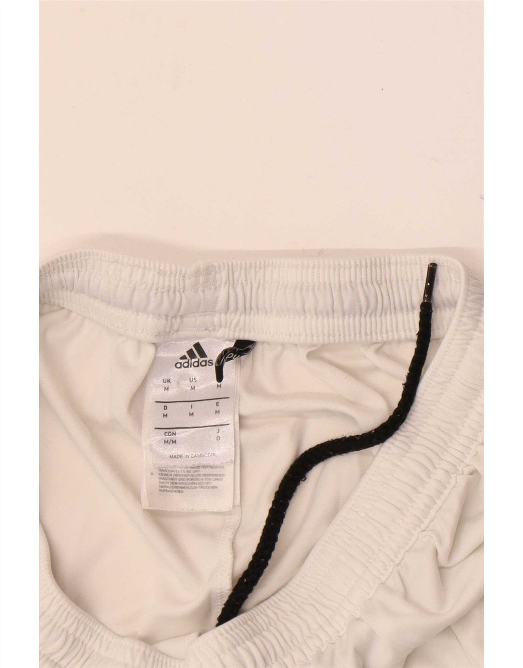 Adidas Mens Sport Shorts Medium White Colourblock Polyester