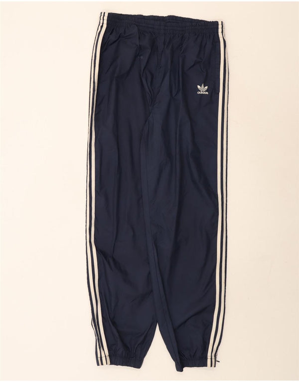 Adidas Mens Tracksuit Trousers Joggers Large  Navy Blue Nylon