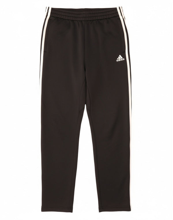 ADIDAS Boys Aeroready Tracksuit Trousers 13-14 Years  Black Polyester