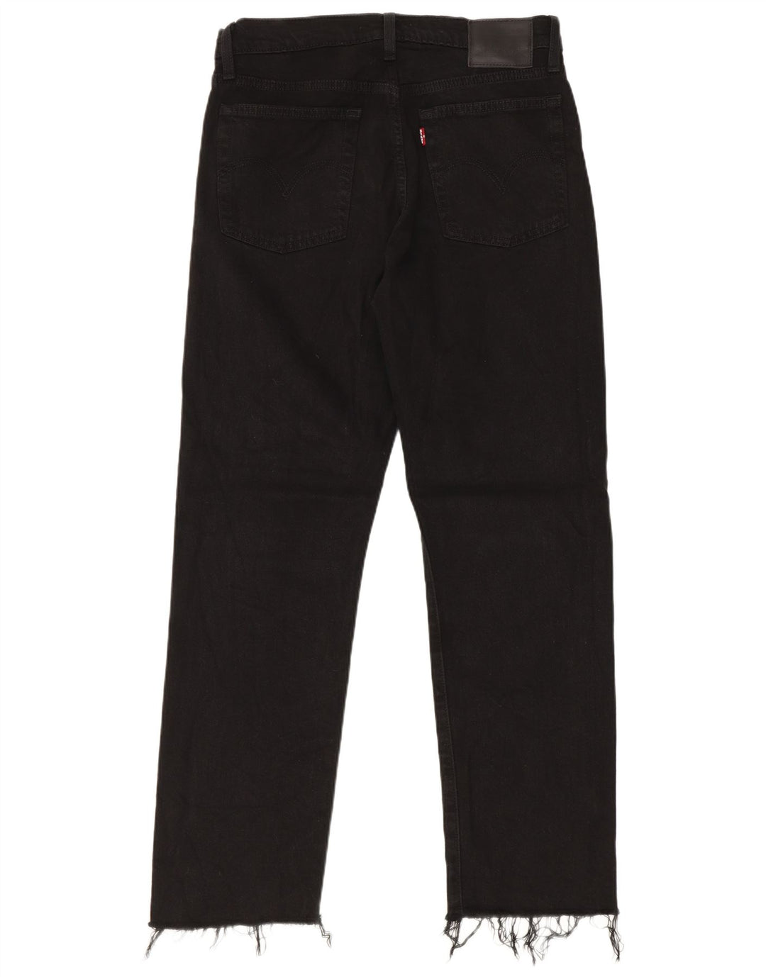 Levi's Womens Wedgie Straight Jeans W27 L28 Black Cotton
