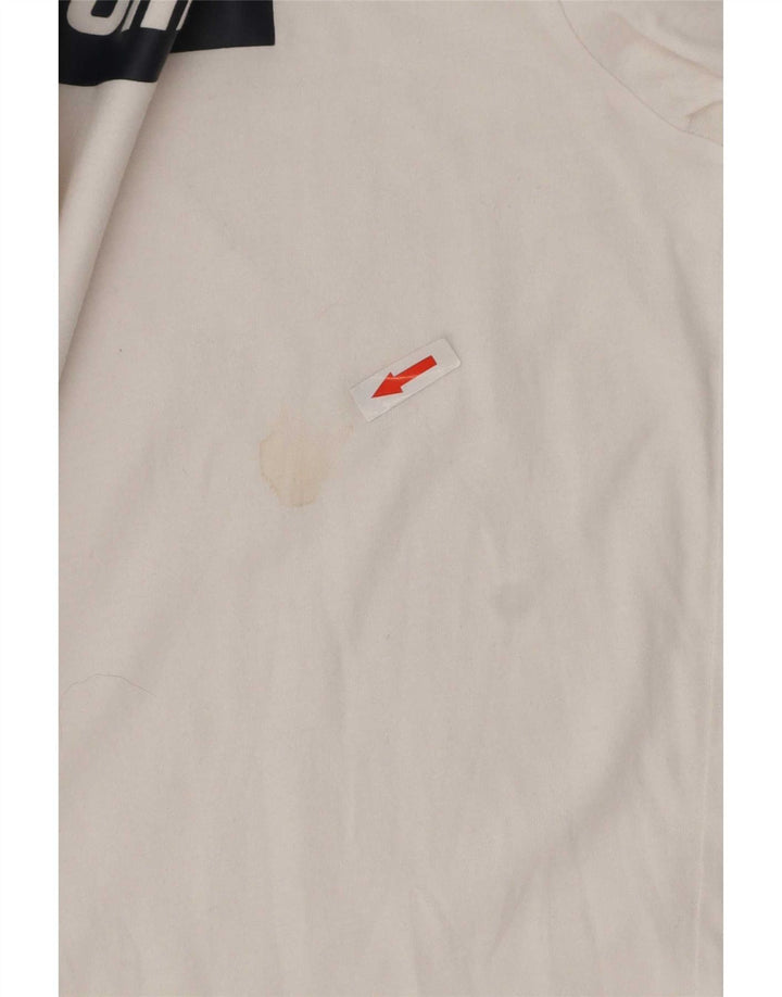 Jack & Jones Mens Graphic T-Shirt Top Large White Cotton