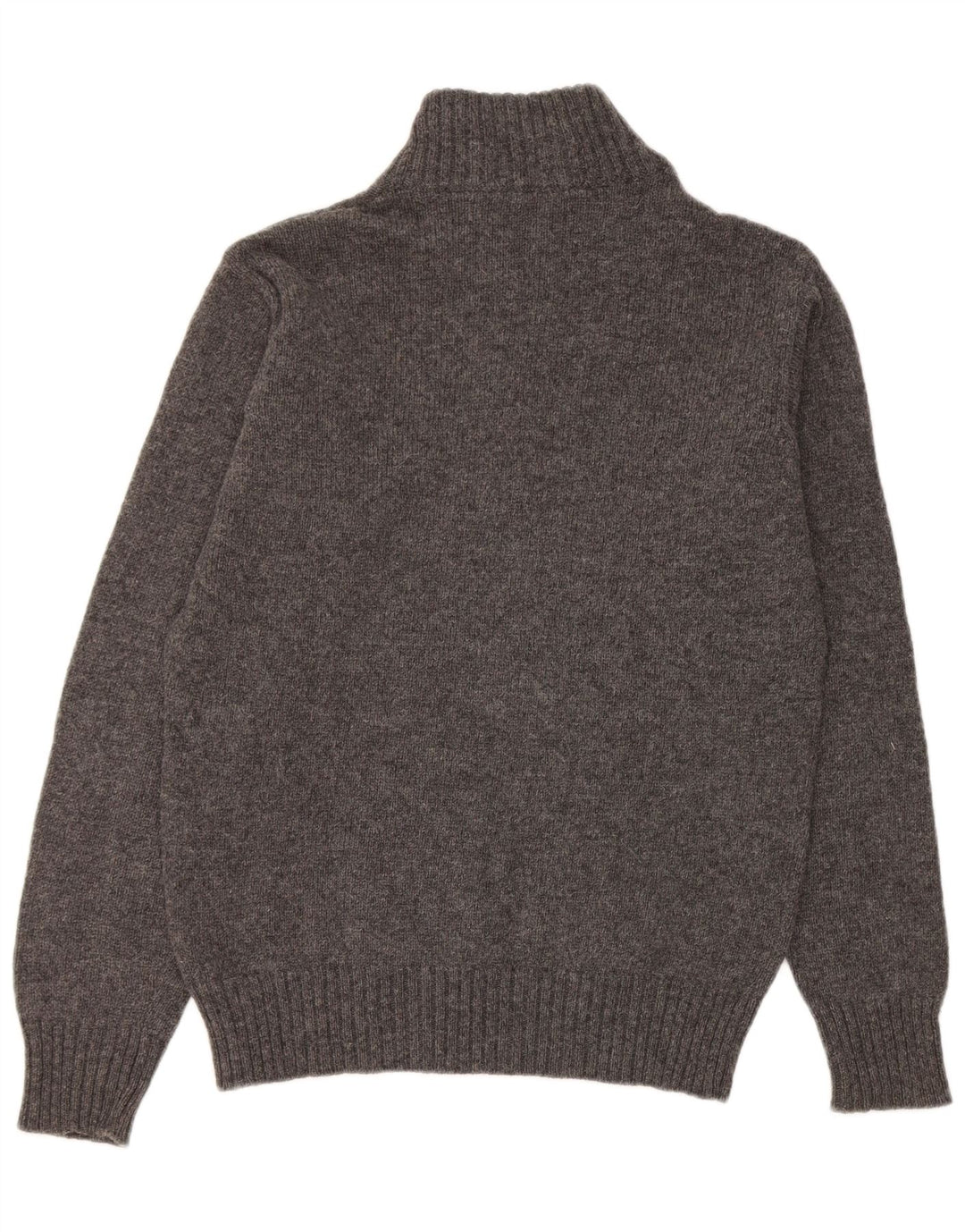 North Sails Mens Zip Neck Jumper Sweater Large Grey Flecked