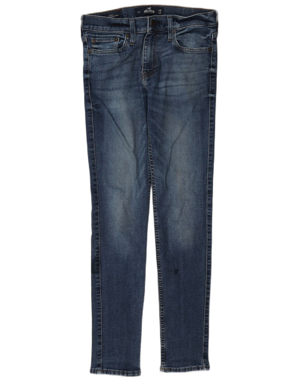 Hollister Womens Skinny Jeans W30 L32 Blue Cotton
