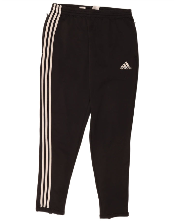 Adidas Mens Tracksuit Trousers UK 46/48 XL Black Polyester