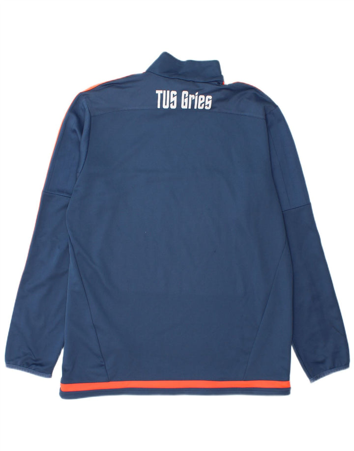 ADIDAS Mens Climacool Graphic Pullover Tracksuit Top Large Navy Blue