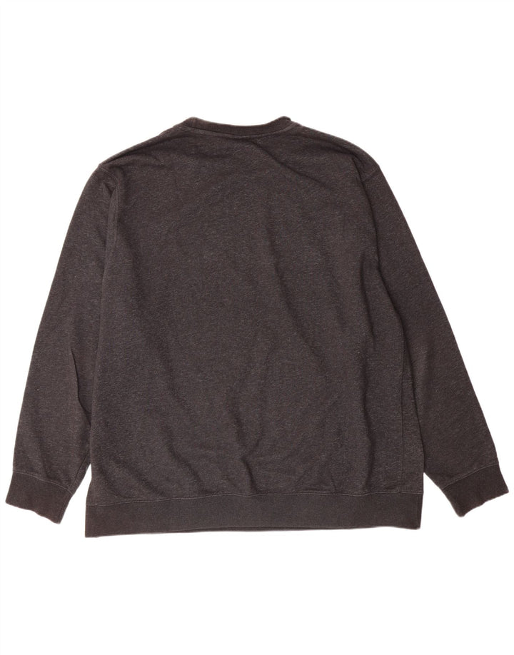 NIKE Mens Sweatshirt Jumper 2XL Grey Cotton
