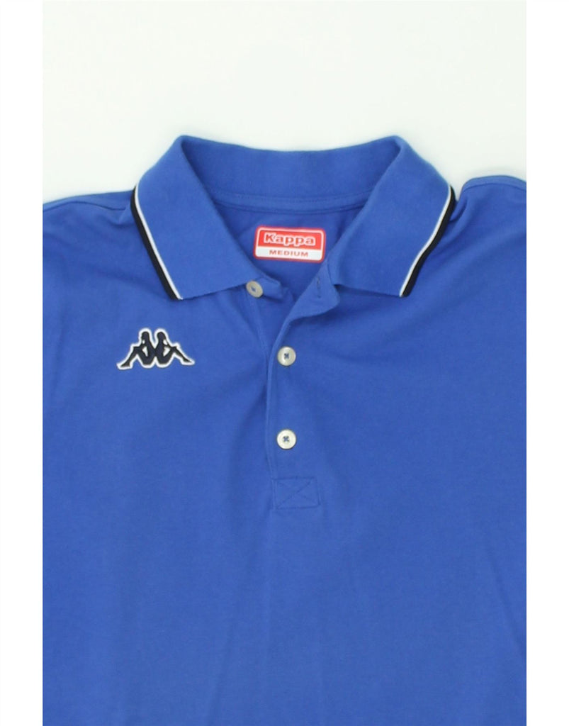 KAPPA Mens Polo Shirt Medium Blue Cotton | Vintage Kappa | Thrift | Second-Hand Kappa | Used Clothing | Messina Hembry 