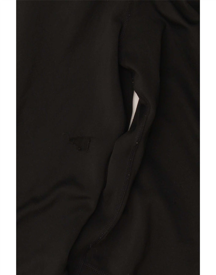 Nike Girls Graphic Leggings 13-14 Years XL Black Polyester