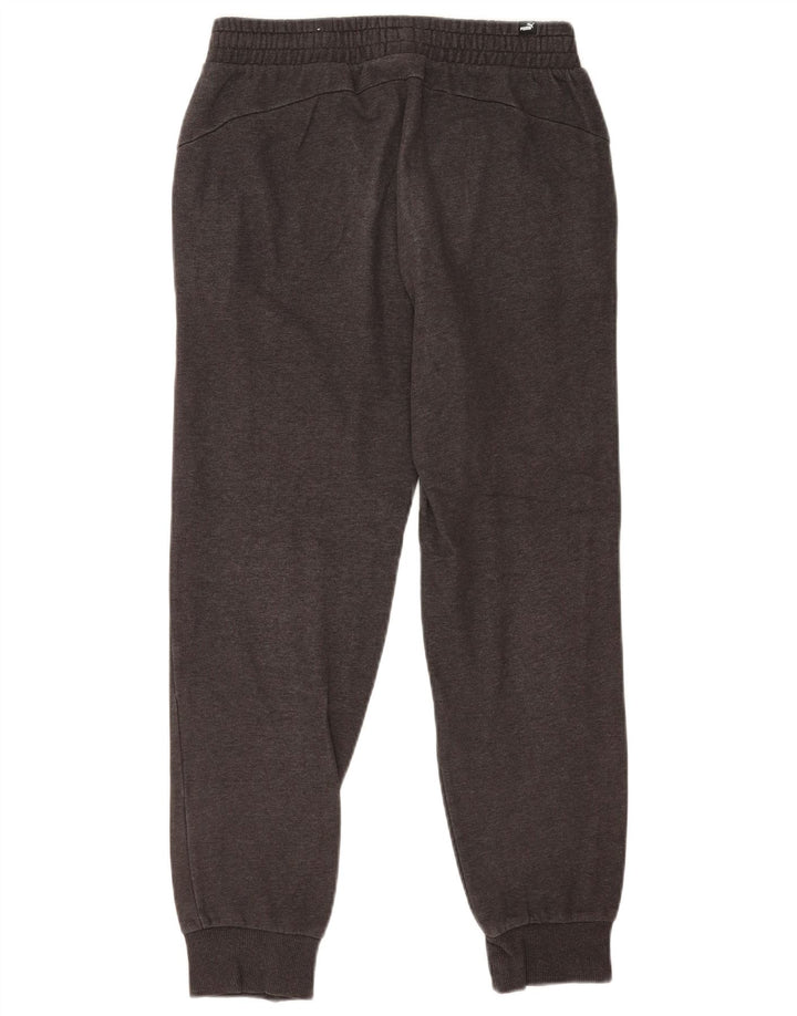 Puma Mens Tracksuit Trousers Joggers Small Grey Cotton