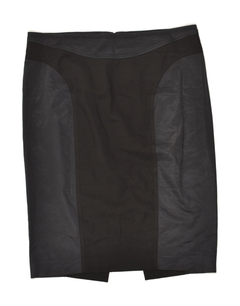 JUST CAVALLI Womens Straight Skirt IT 46 Large W34  Black | Vintage Just Cavalli | Thrift | Second-Hand Just Cavalli | Used Clothing | Messina Hembry 