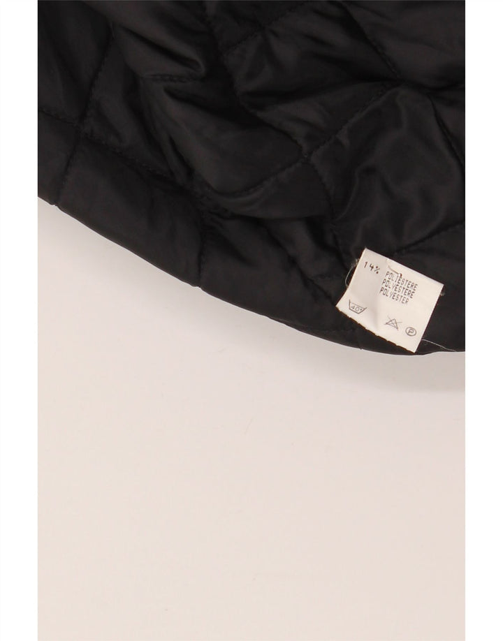 Polbot Mens Hooded Windbreaker Jacket UK 44 2XL Black Polyvinyl