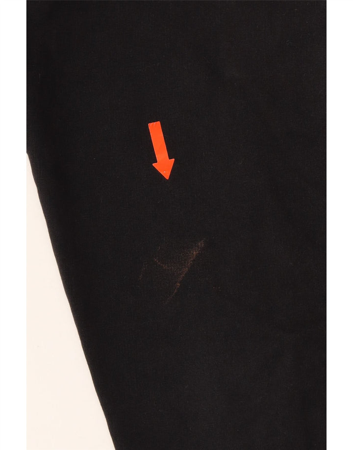ELLESSE Mens Graphic Hoodie Jumper Small Black Cotton Vintage Ellesse and Second-Hand Ellesse from Messina Hembry 