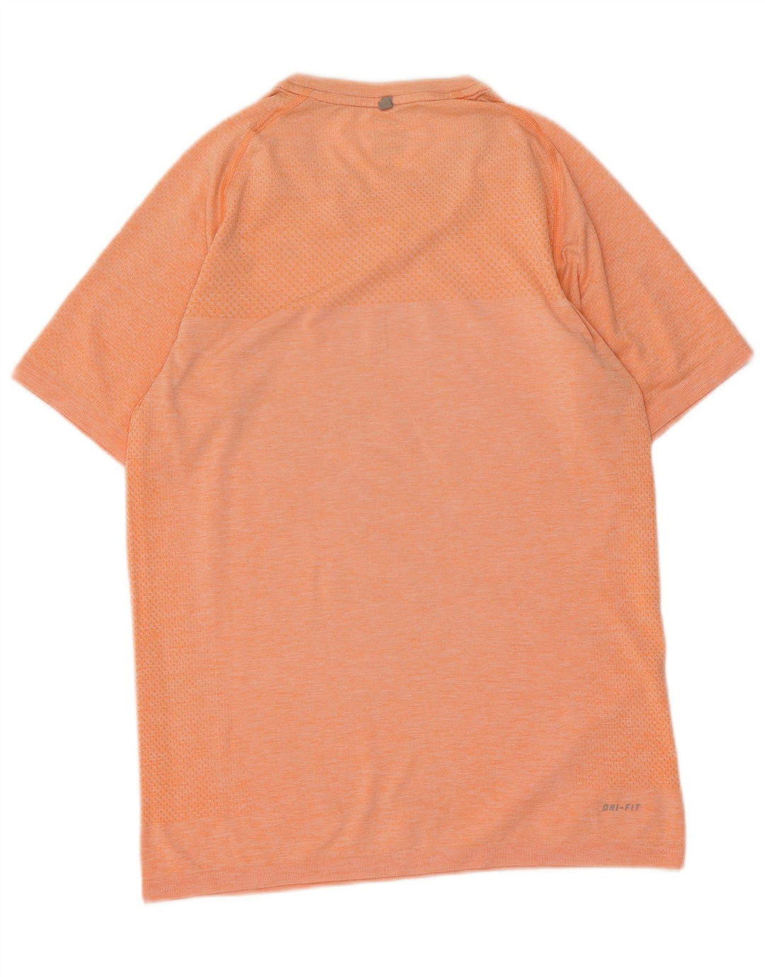 Nike Mens Dri Fit T-Shirt Top Small Orange Striped