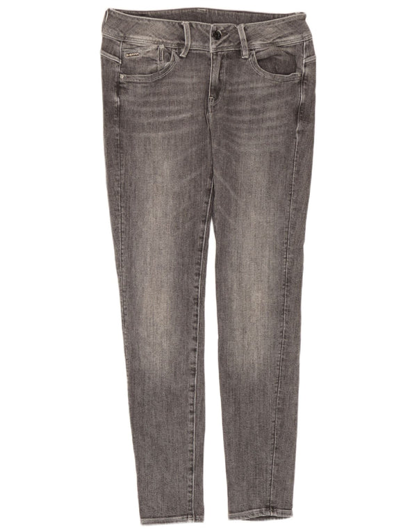 G-Star Womens Skinny Jeans W29 L32 Grey Cotton