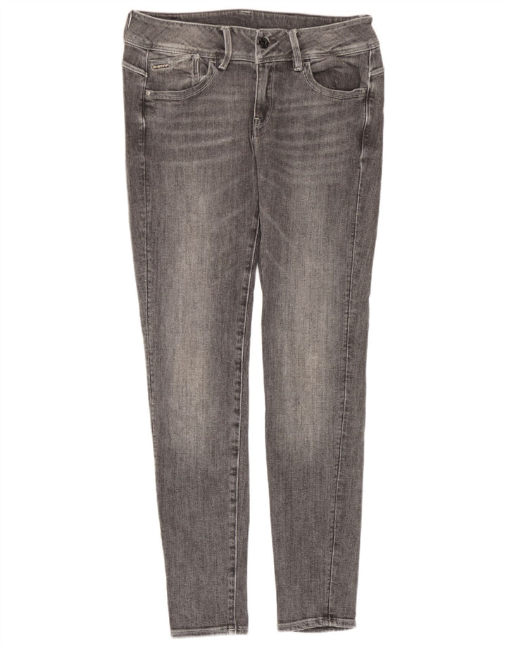 G-Star Womens Skinny Jeans W29 L32 Grey Cotton