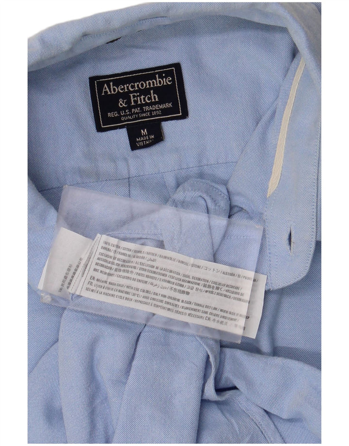 Abercrombie & Fitch Mens Muscle Shirt Medium Blue Cotton