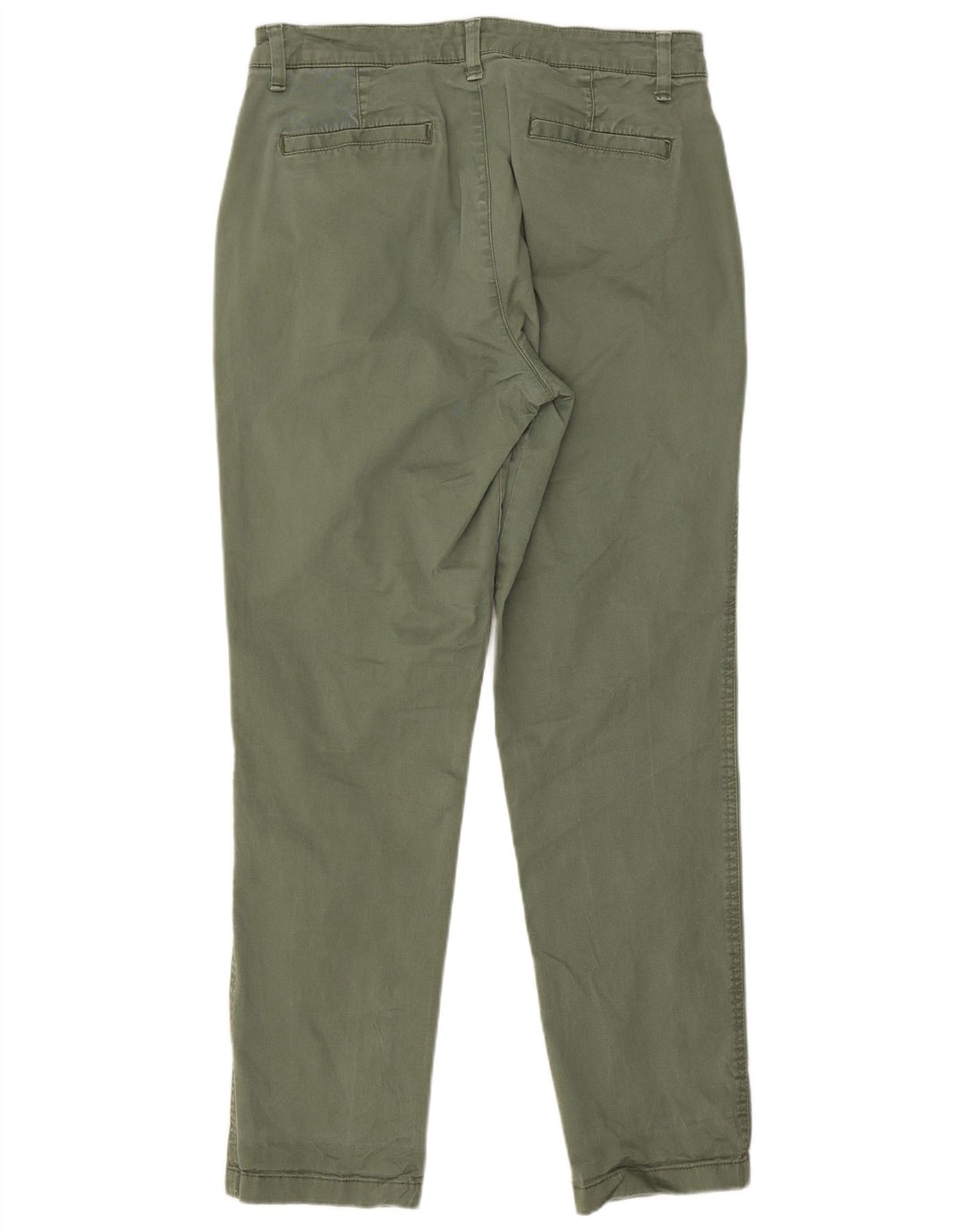 Gap Womens Girlfriend Slim Cropped Trousers US 6 Medium W30 L26 Khaki