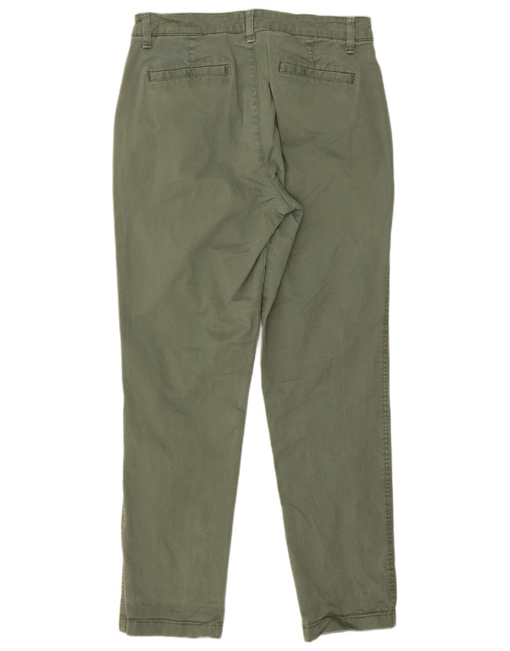 Gap Womens Girlfriend Slim Cropped Trousers US 6 Medium W30 L26 Khaki