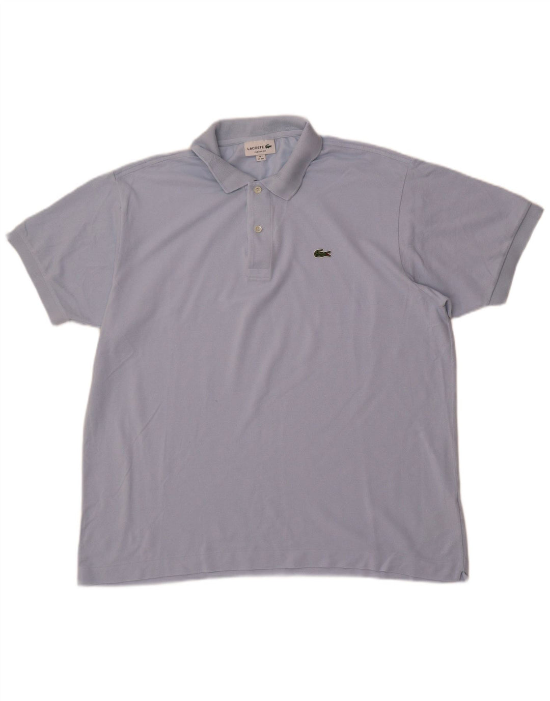 Lacoste Mens Classic Fit Polo Shirt Size 7 2XL Blue Cotton