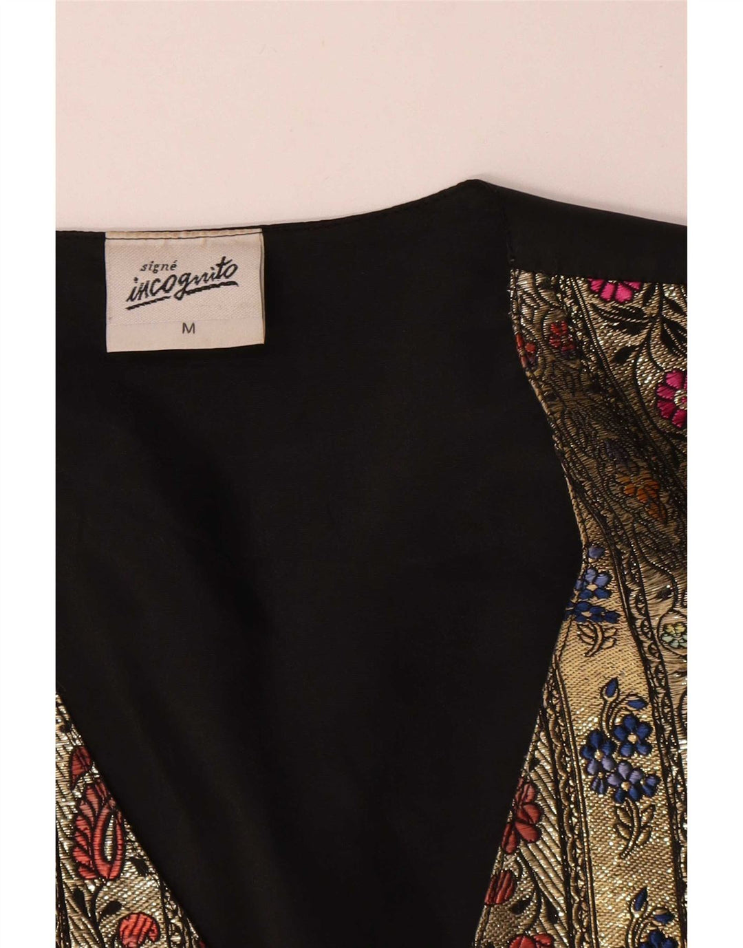 Signe Incognito Womens Waistcoat UK 14 Medium Multicoloured Floral