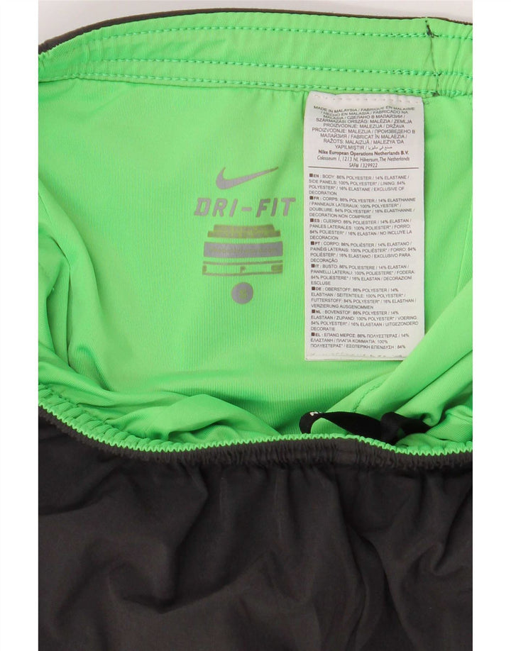 Nike Mens Regular Sport Shorts Small Grey Colourblock Polyester Sports