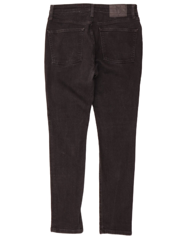 Superdry Mens Skinny Jeans W34 L32 Black Cotton