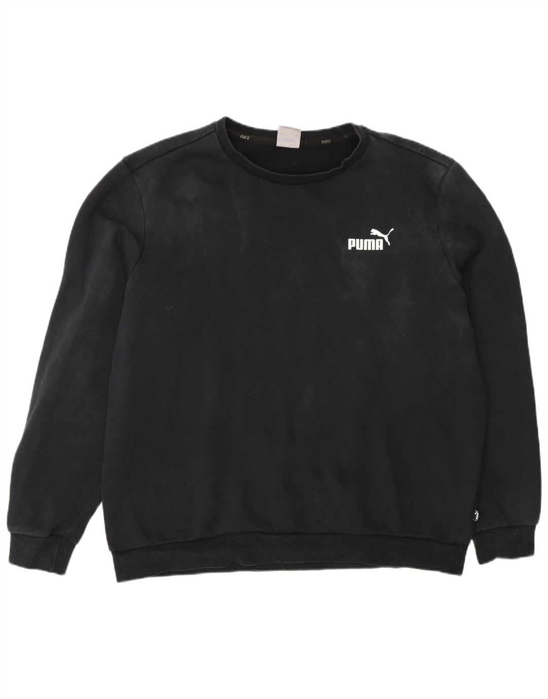 Puma Mens Sweatshirt Jumper XL Black Cotton